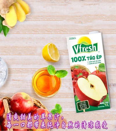 VFRESH 苹果汁 1L